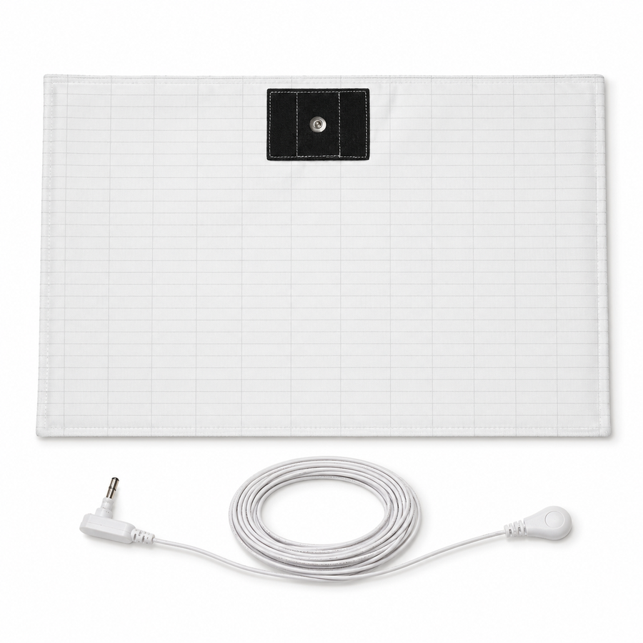 The OHM Grounding Sheet — sleep deeply, wake rested.