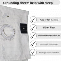 Grounding Sheet for Bed — Silver Earthing Sheet, UK Plug | OHM Sleep thumbnail 1